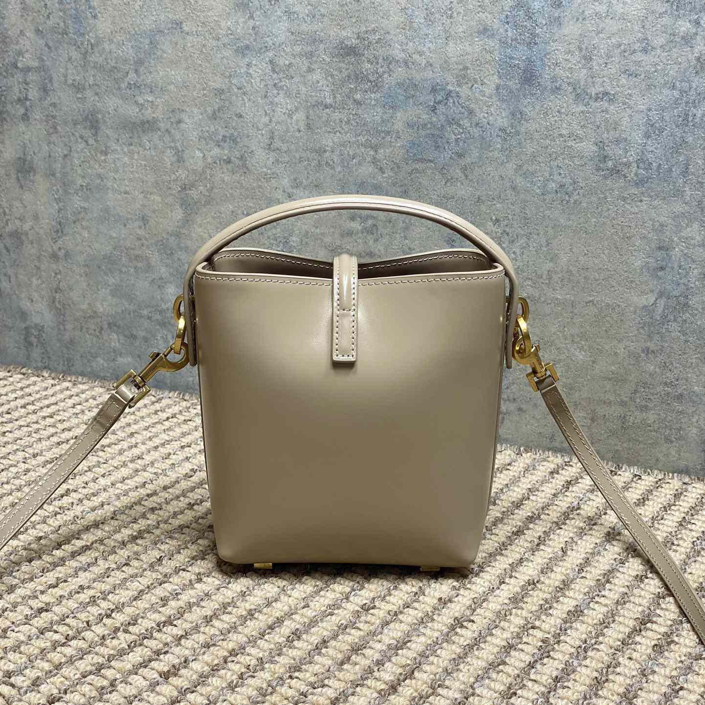 Saint Laurent Le 37 Mini In Shiny Leather - DesignerGu