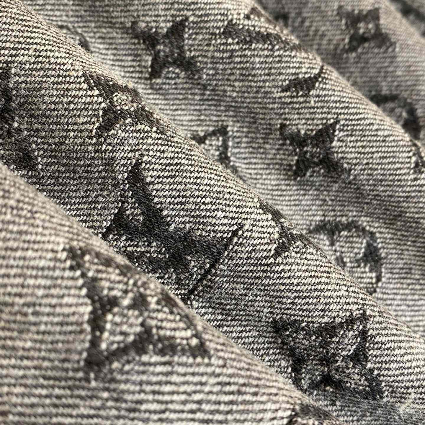 Louis Vuitton Embroidered Monogram Baggy Denim Pants   1ABY8N - DesignerGu