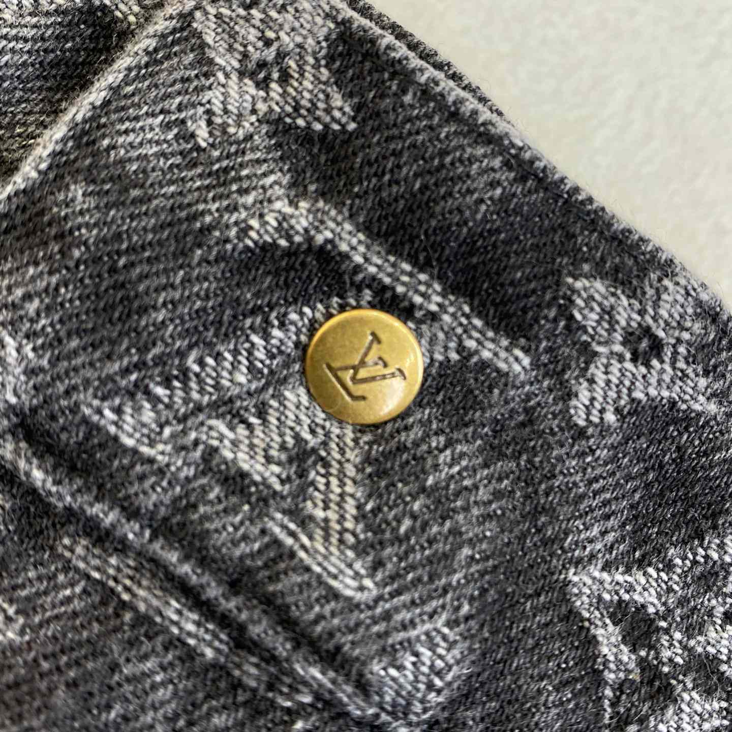 Louis Vuitton Embroidered Monogram Baggy Denim Pants   1ABY8N - DesignerGu