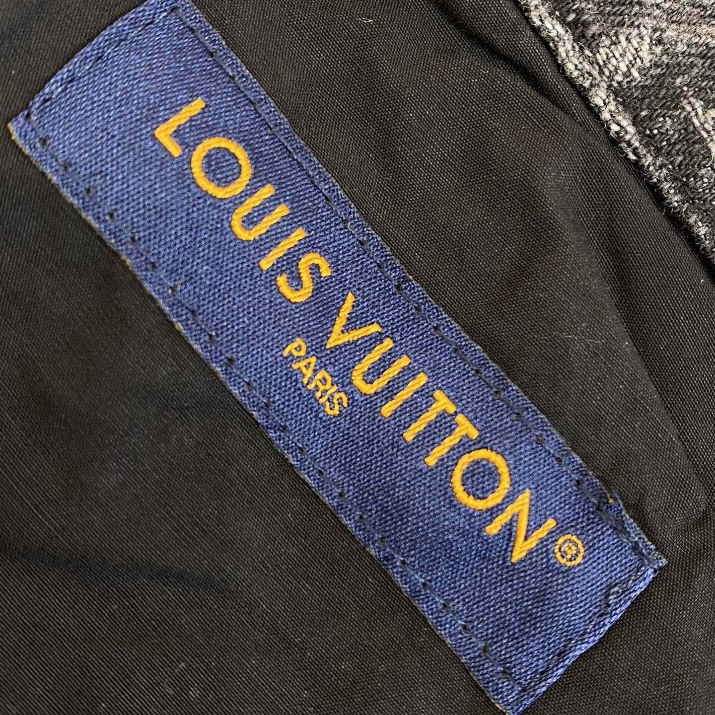 Louis Vuitton Embroidered Monogram Baggy Denim Pants   1ABY8N - DesignerGu