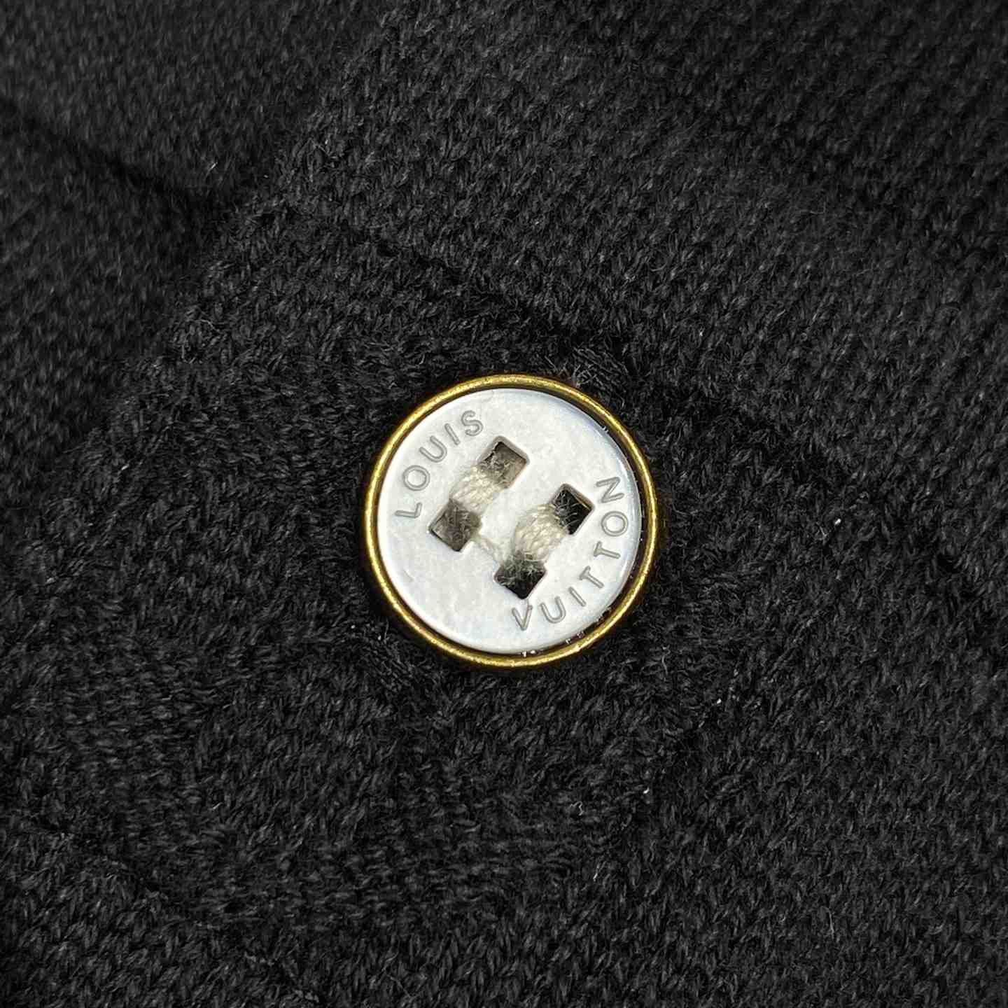 Louis Vuitton Monogram Jacquard Long-Sleeved Polo Shirt   1AGTMB - DesignerGu