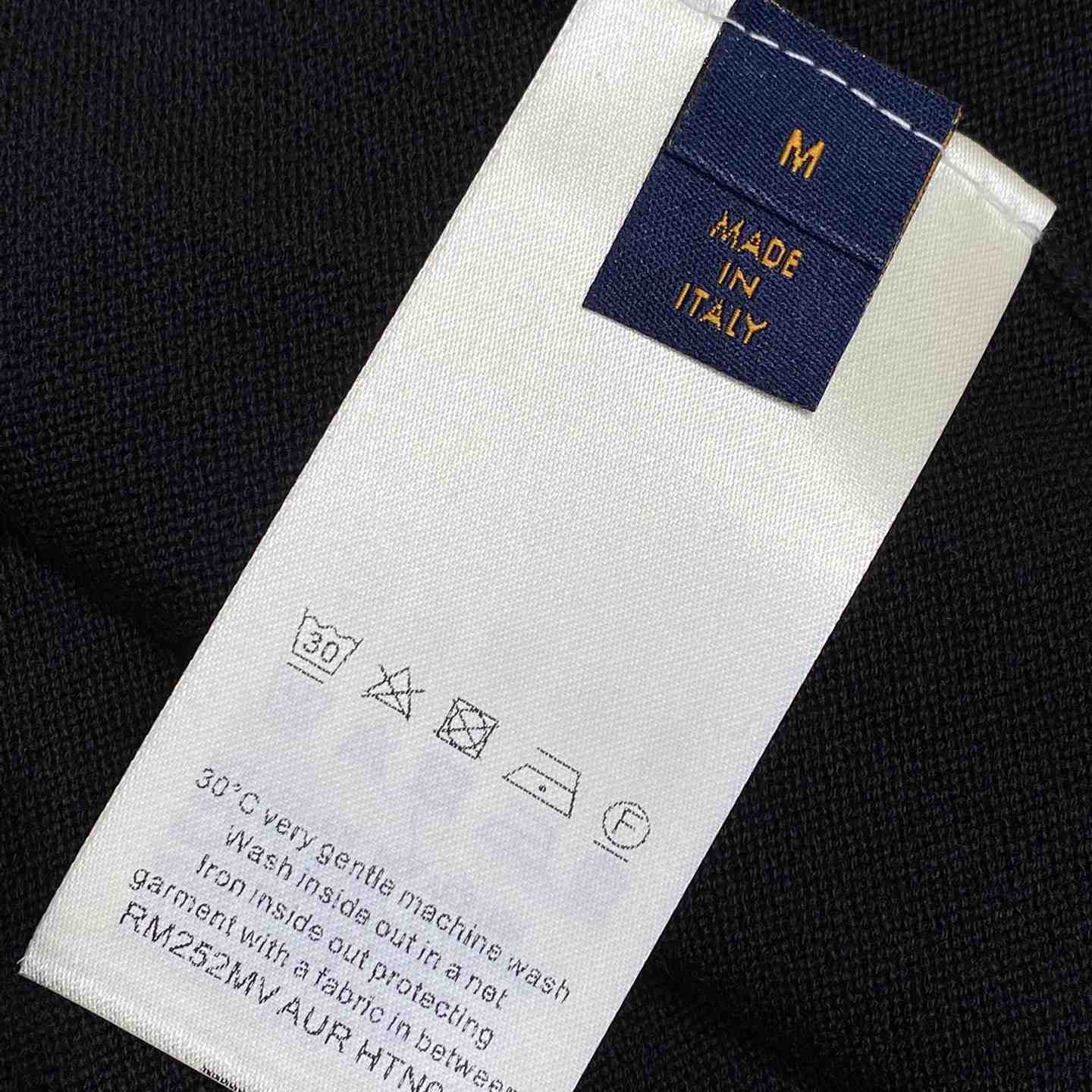 Louis Vuitton Monogram Jacquard Long-Sleeved Polo Shirt   1AGTMB - DesignerGu