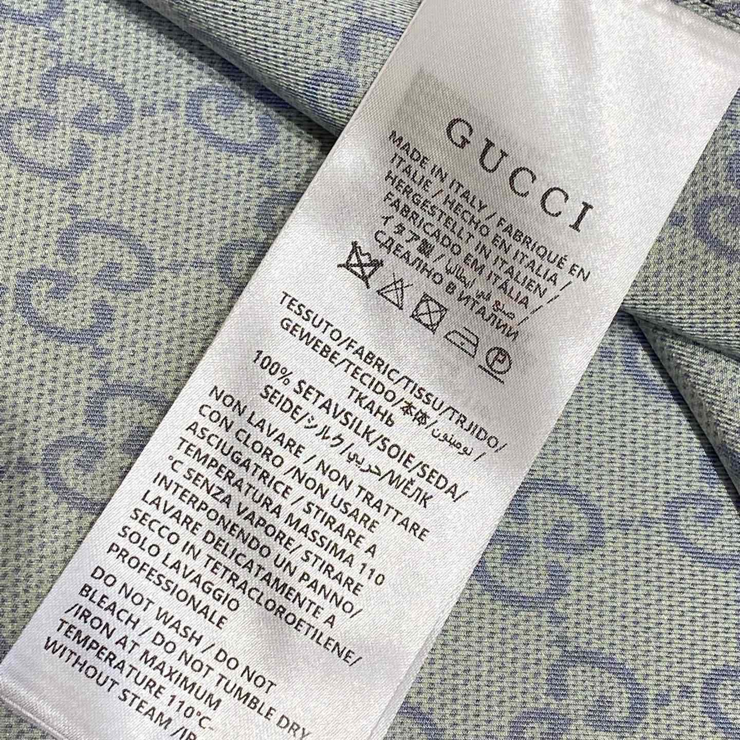 Gucci GG Horsebit Print Silk Twill Short - DesignerGu