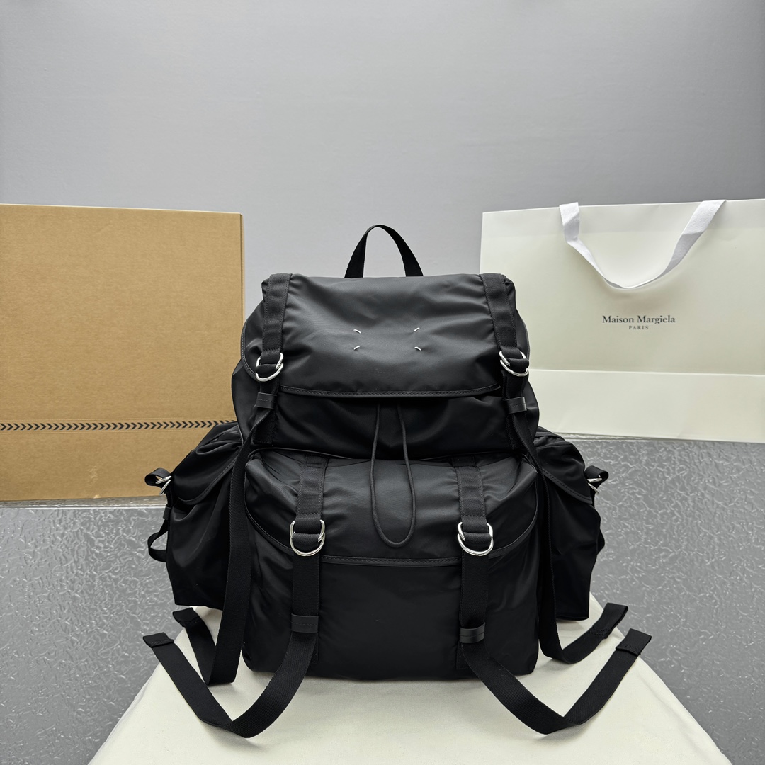 Maison Margiela Black High Tech XL Backpack - DesignerGu