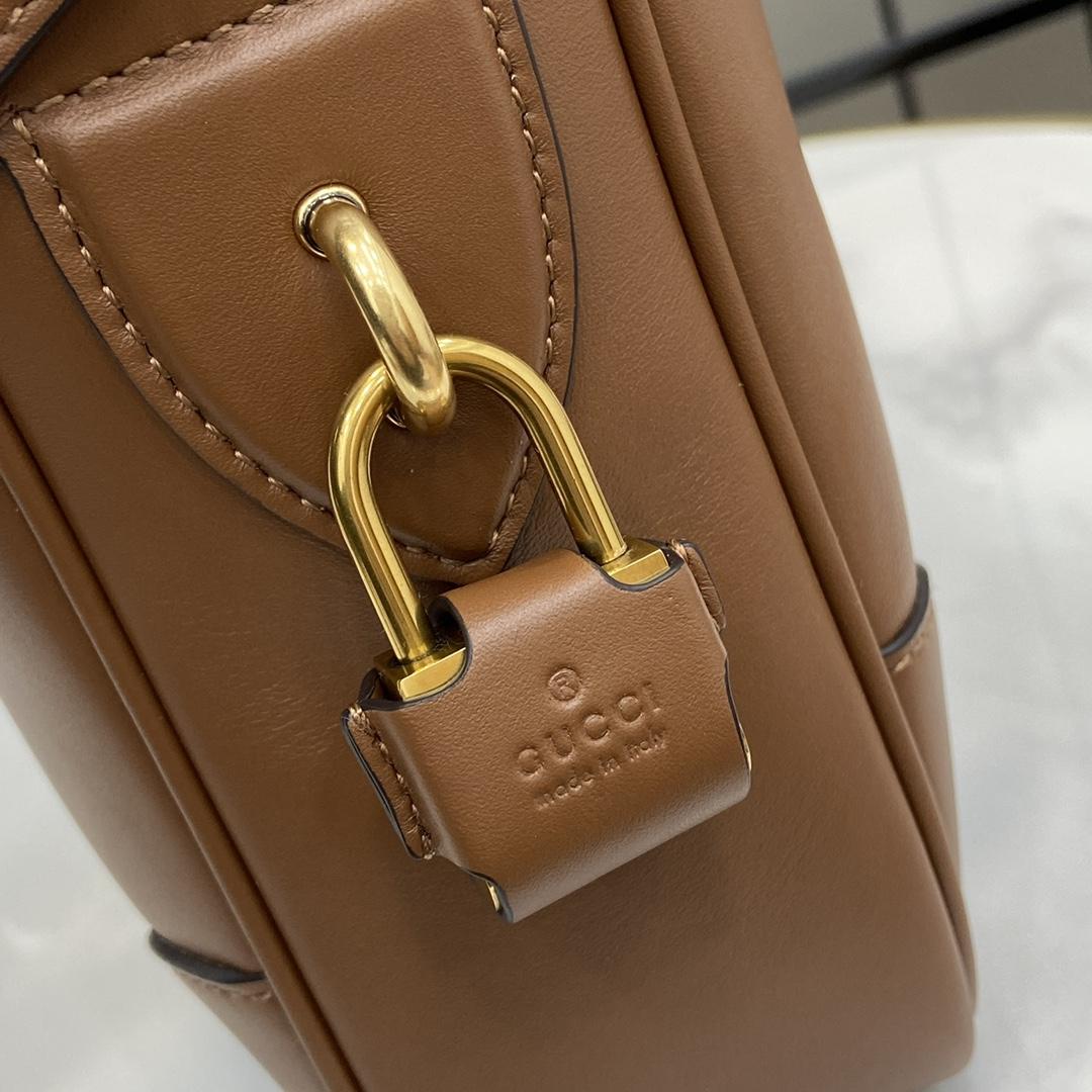 Gucci GG Emblem Medium Briefcase - DesignerGu