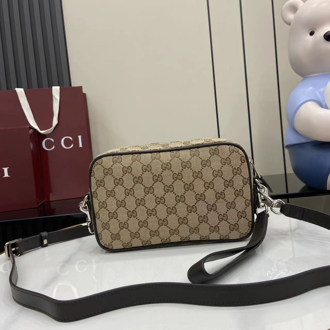 Gucci GG Canvas Small Crossbody Bag - DesignerGu