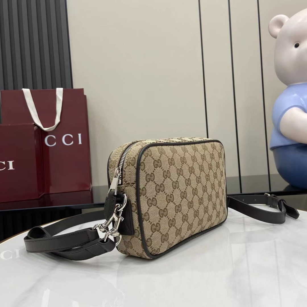 Gucci GG Canvas Small Crossbody Bag - DesignerGu