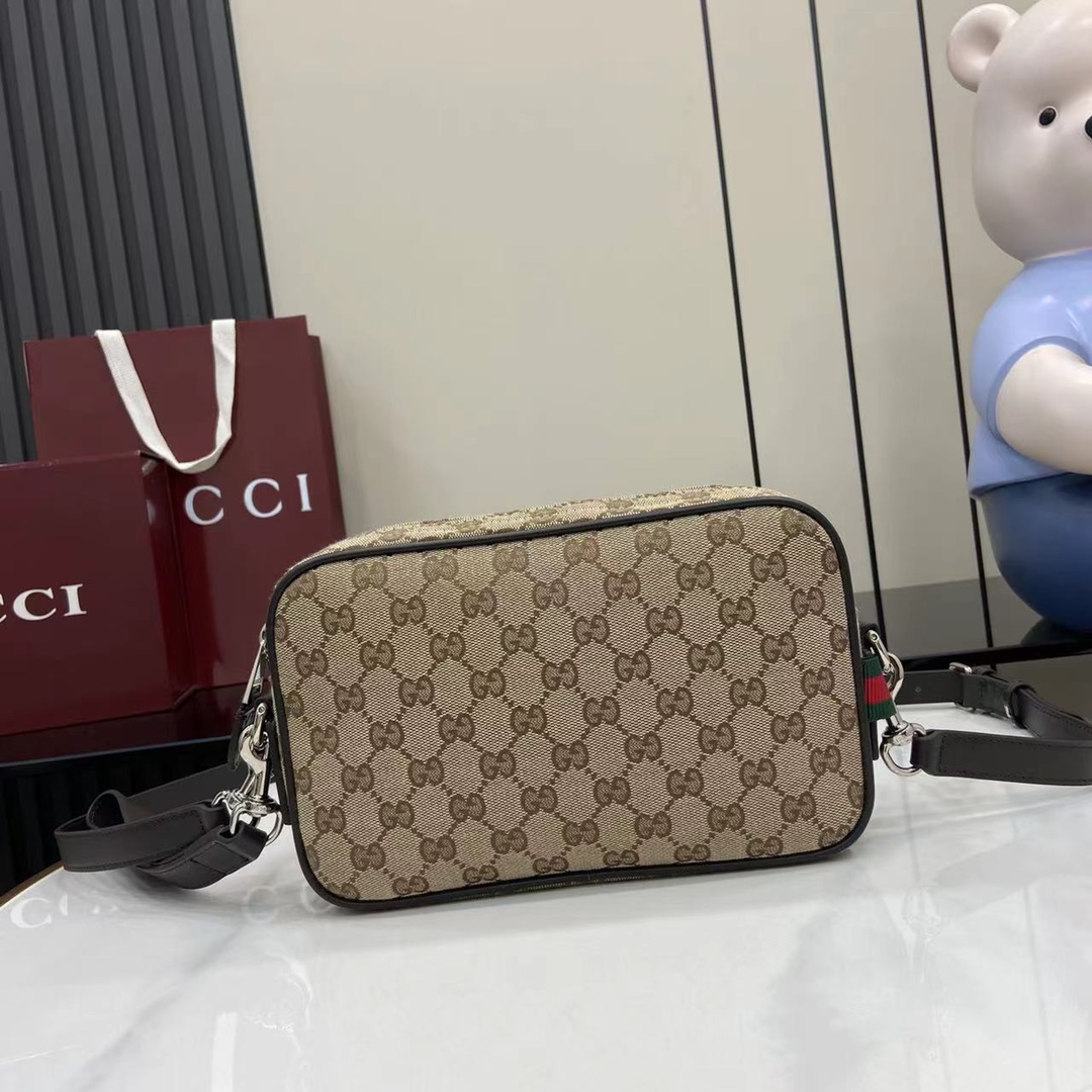 Gucci GG Canvas Small Crossbody Bag - DesignerGu