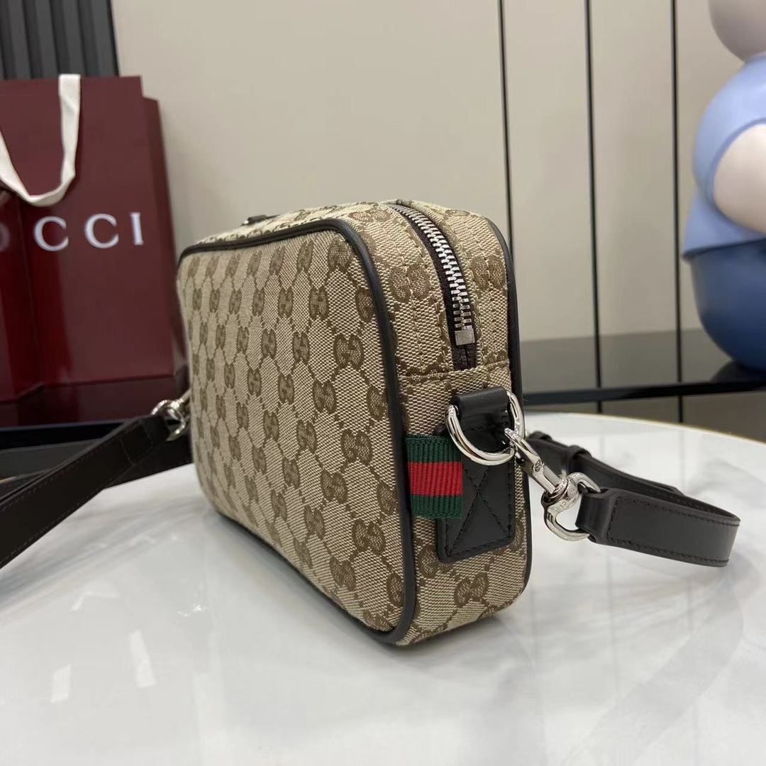 Gucci GG Canvas Small Crossbody Bag - DesignerGu