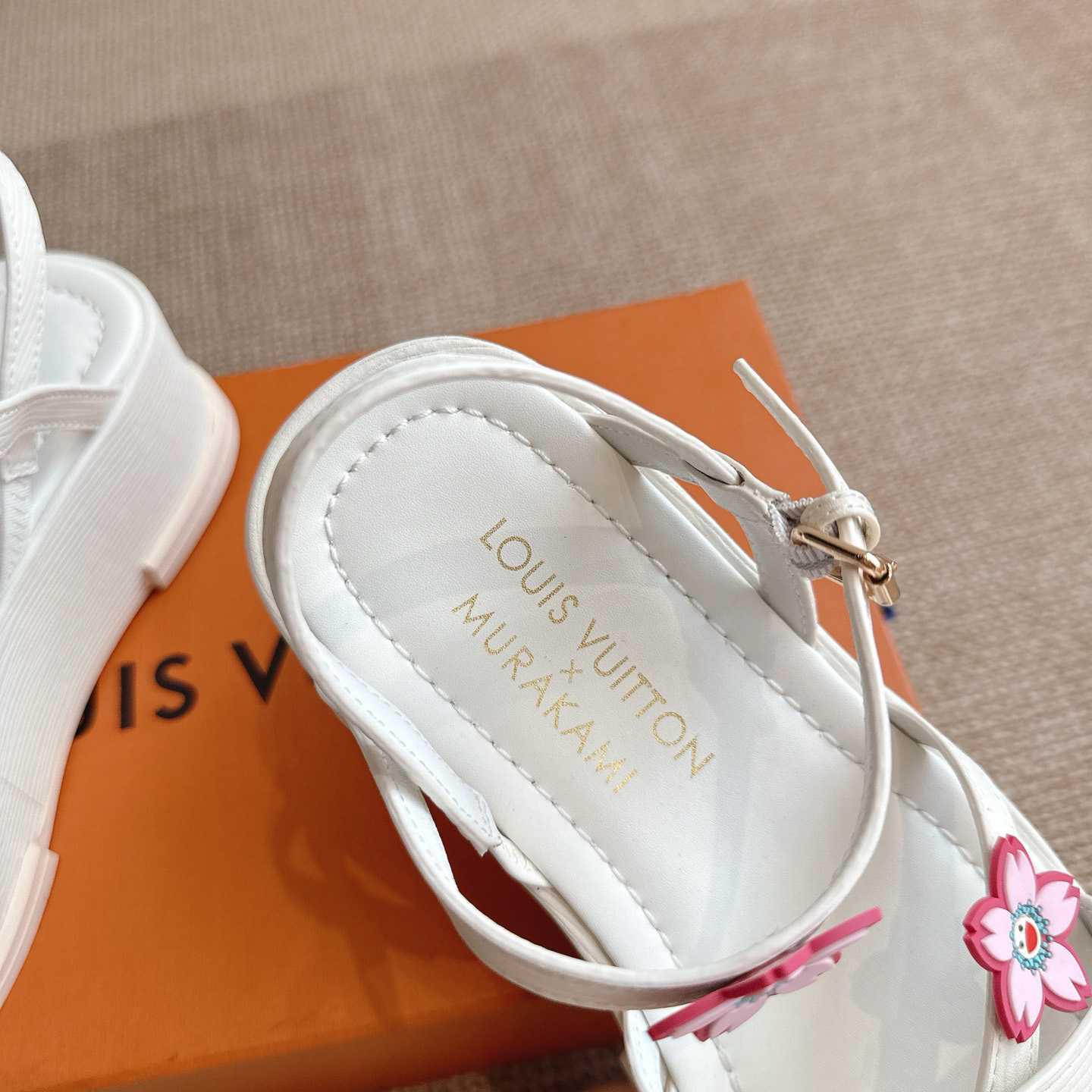 Louis Vuitton LV x TM Maya Platform Sandal - DesignerGu