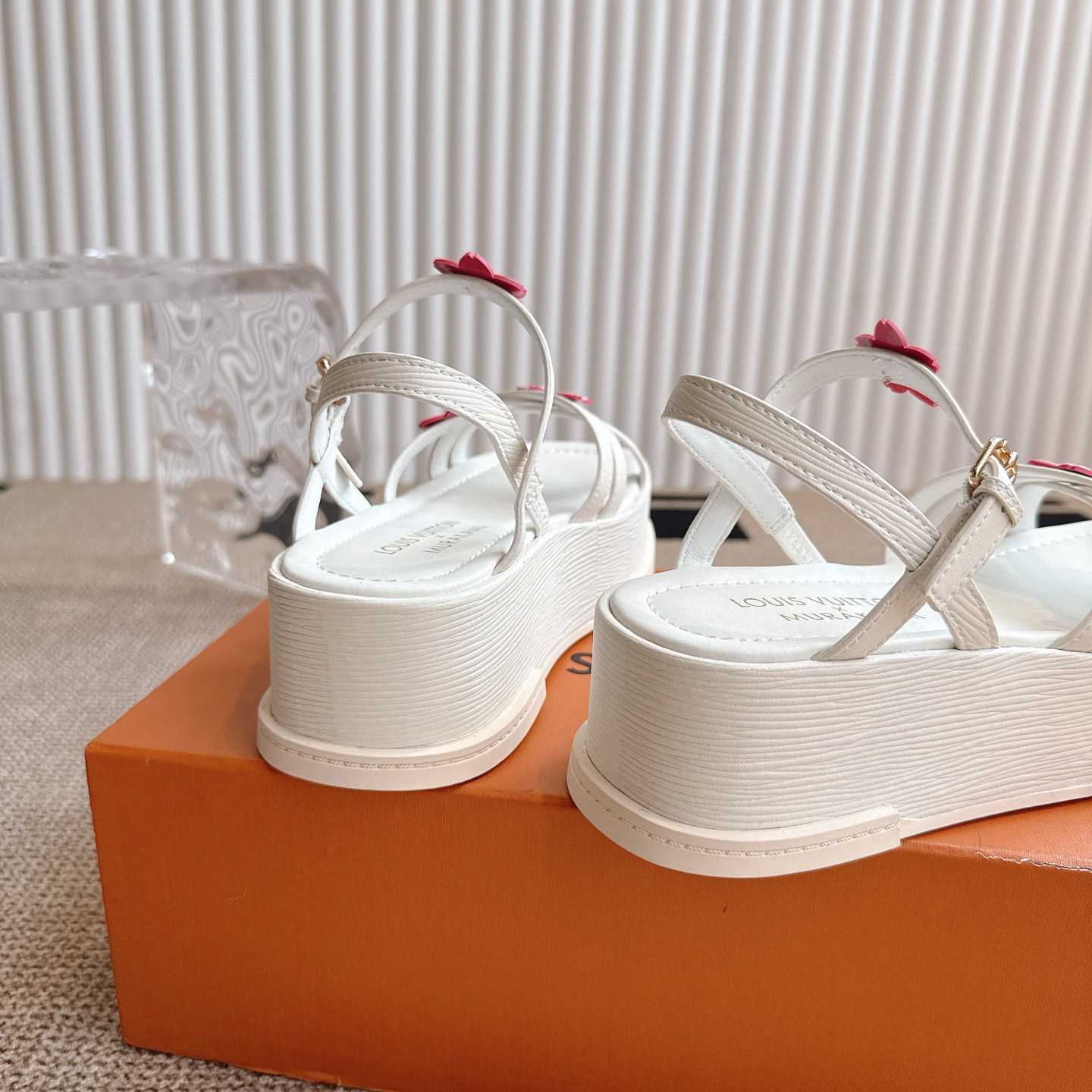 Louis Vuitton LV x TM Maya Platform Sandal - DesignerGu