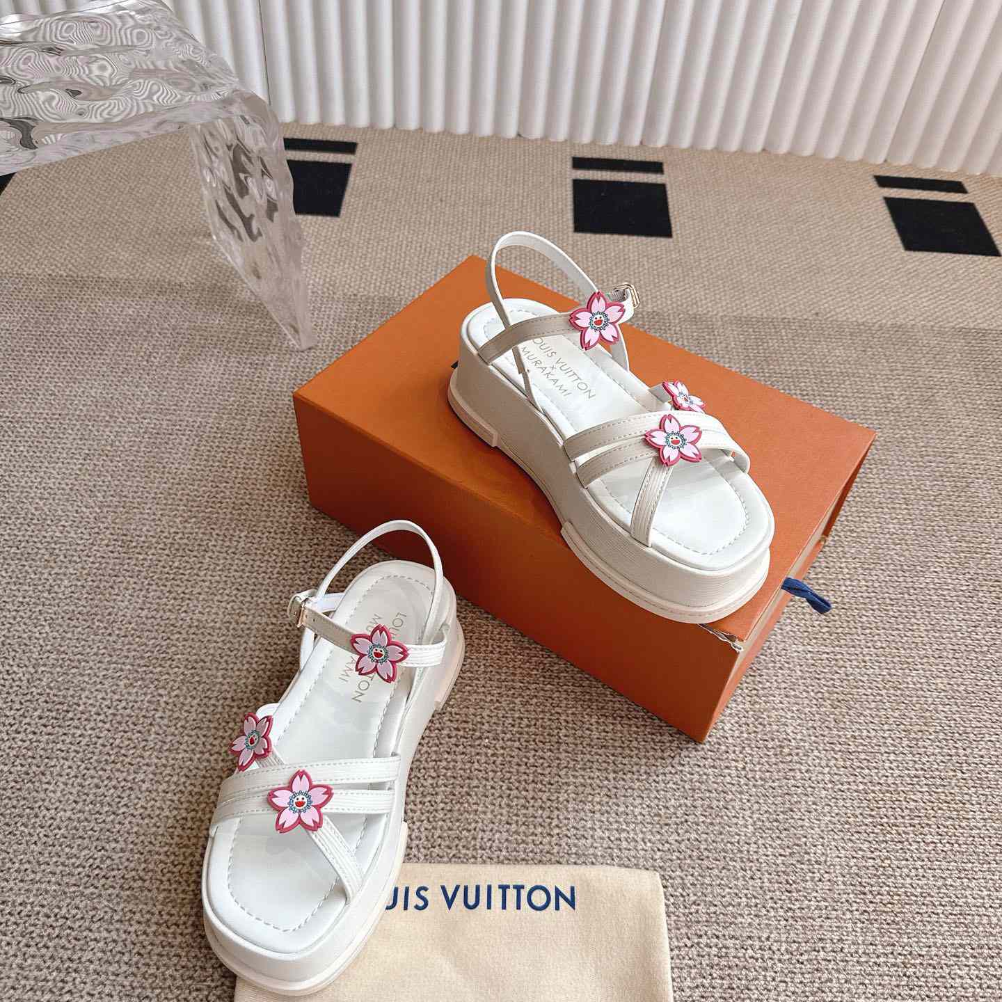 Louis Vuitton LV x TM Maya Platform Sandal - DesignerGu
