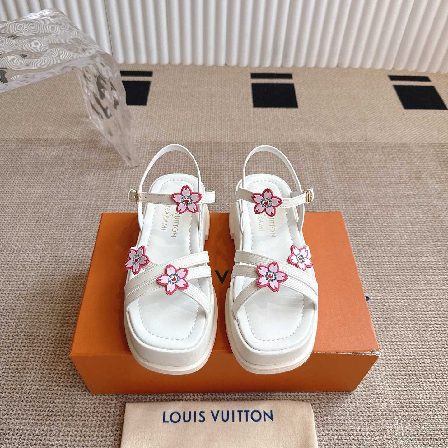 Louis Vuitton LV x TM Maya Platform Sandal - DesignerGu