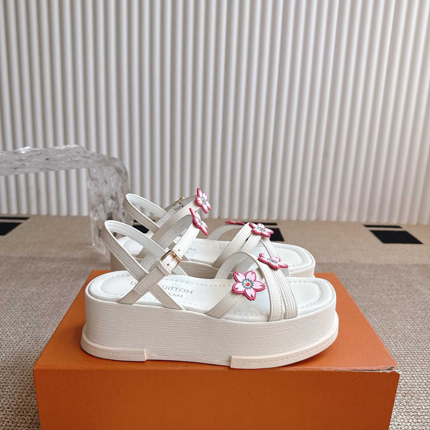 Louis Vuitton LV x TM Maya Platform Sandal - DesignerGu