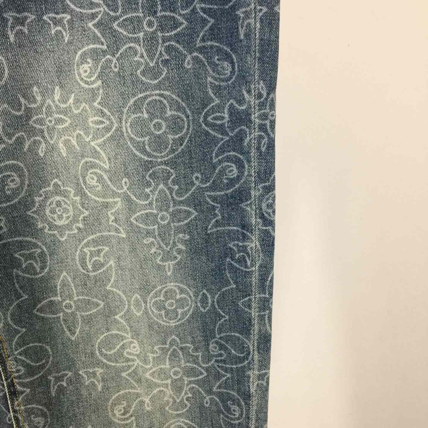 Louis Vuitton Monogram Jeans - DesignerGu