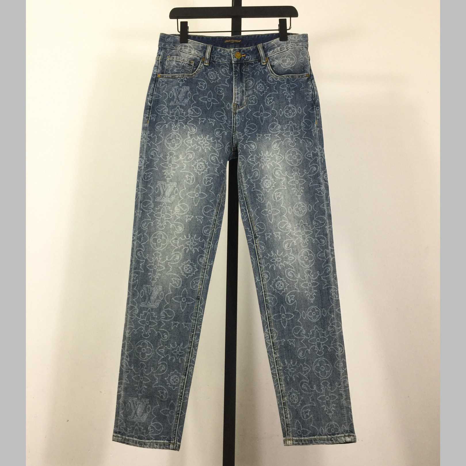 Louis Vuitton Monogram Jeans - DesignerGu