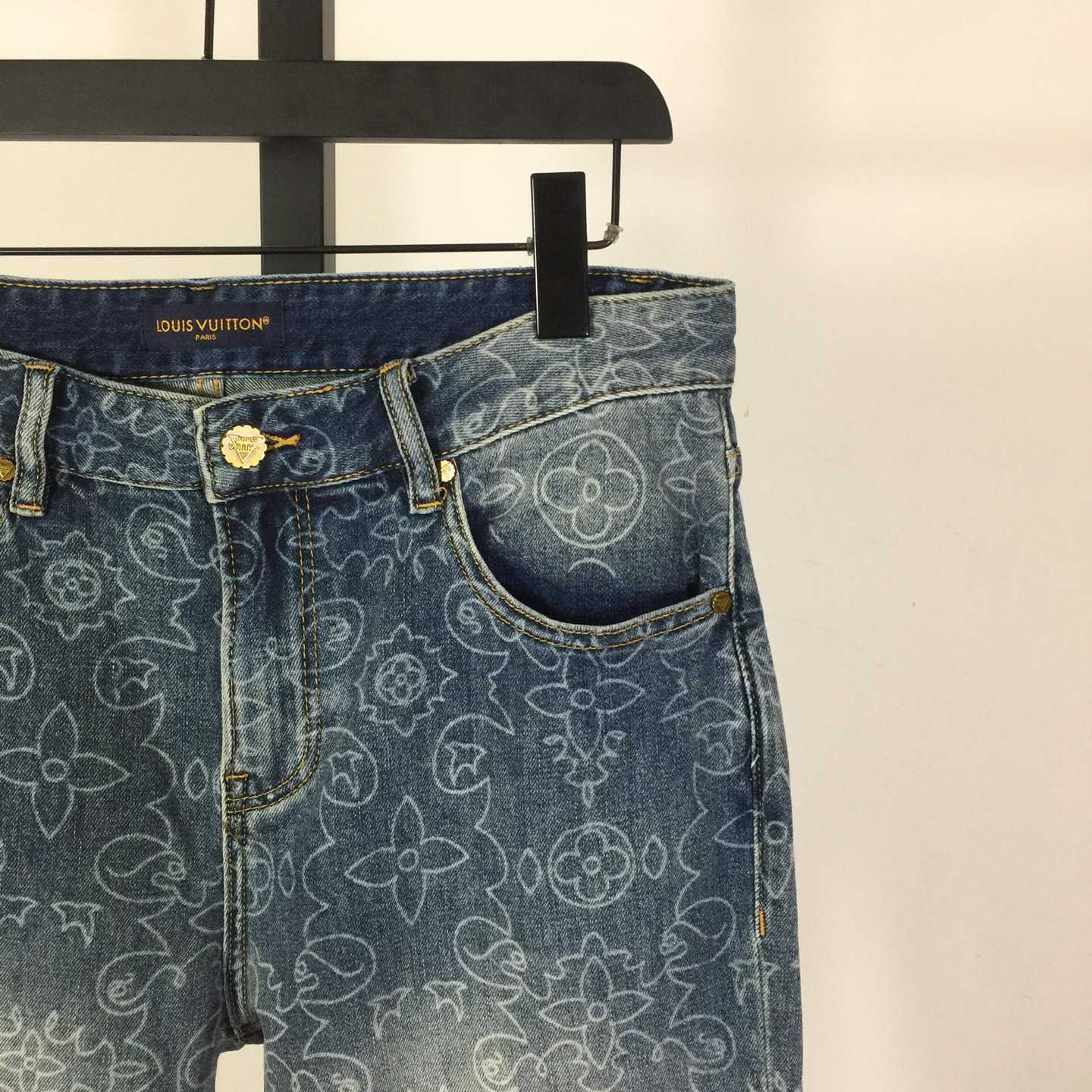 Louis Vuitton Monogram Jeans - DesignerGu