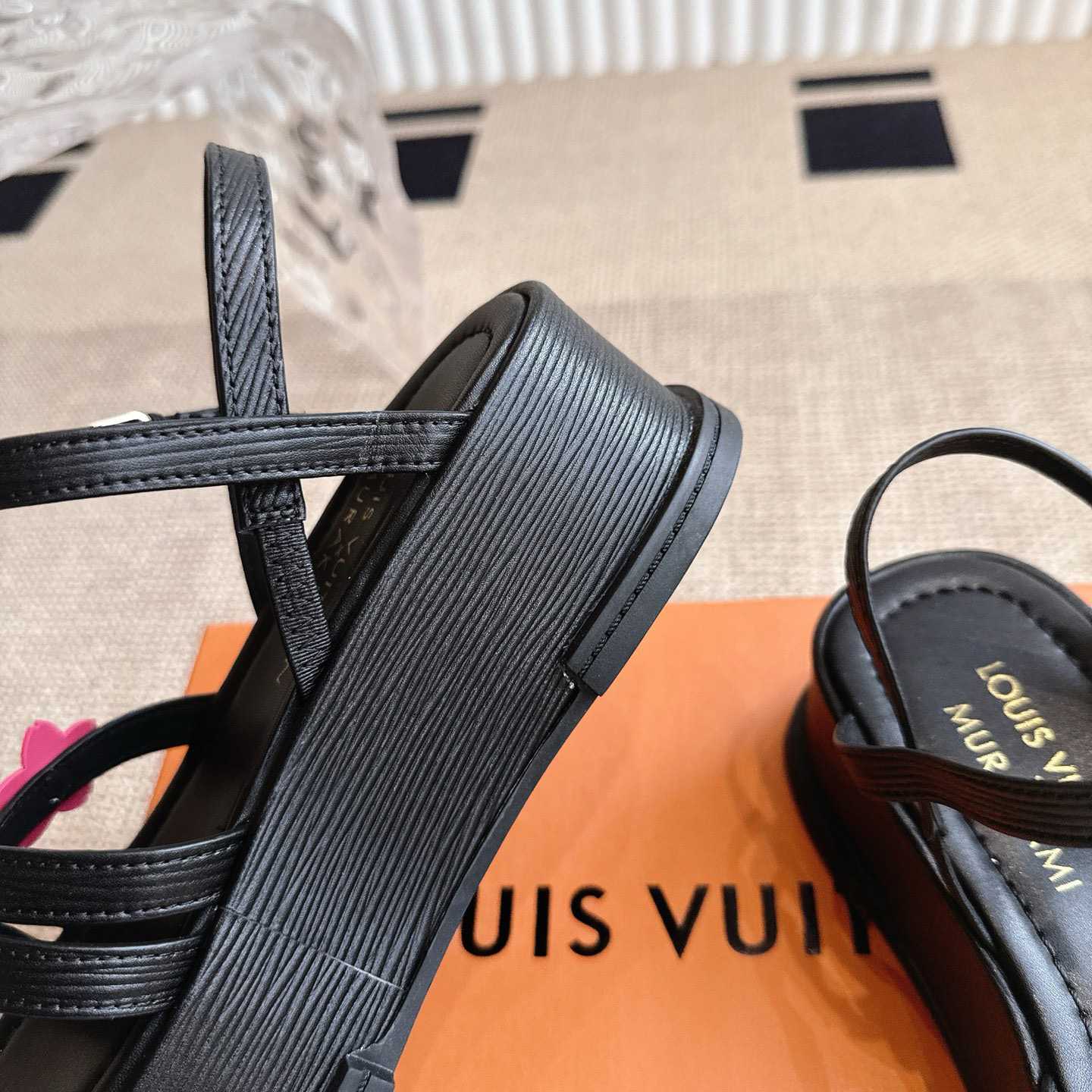 Louis Vuitton LV x TM Maya Platform Sandal - DesignerGu