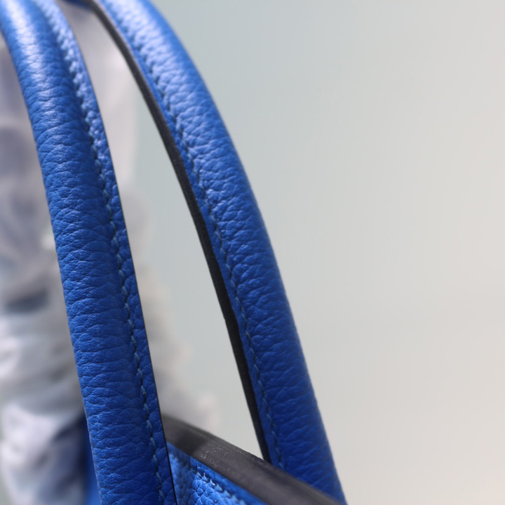 Hermes Birkin bag 30 Blue - DesignerGu