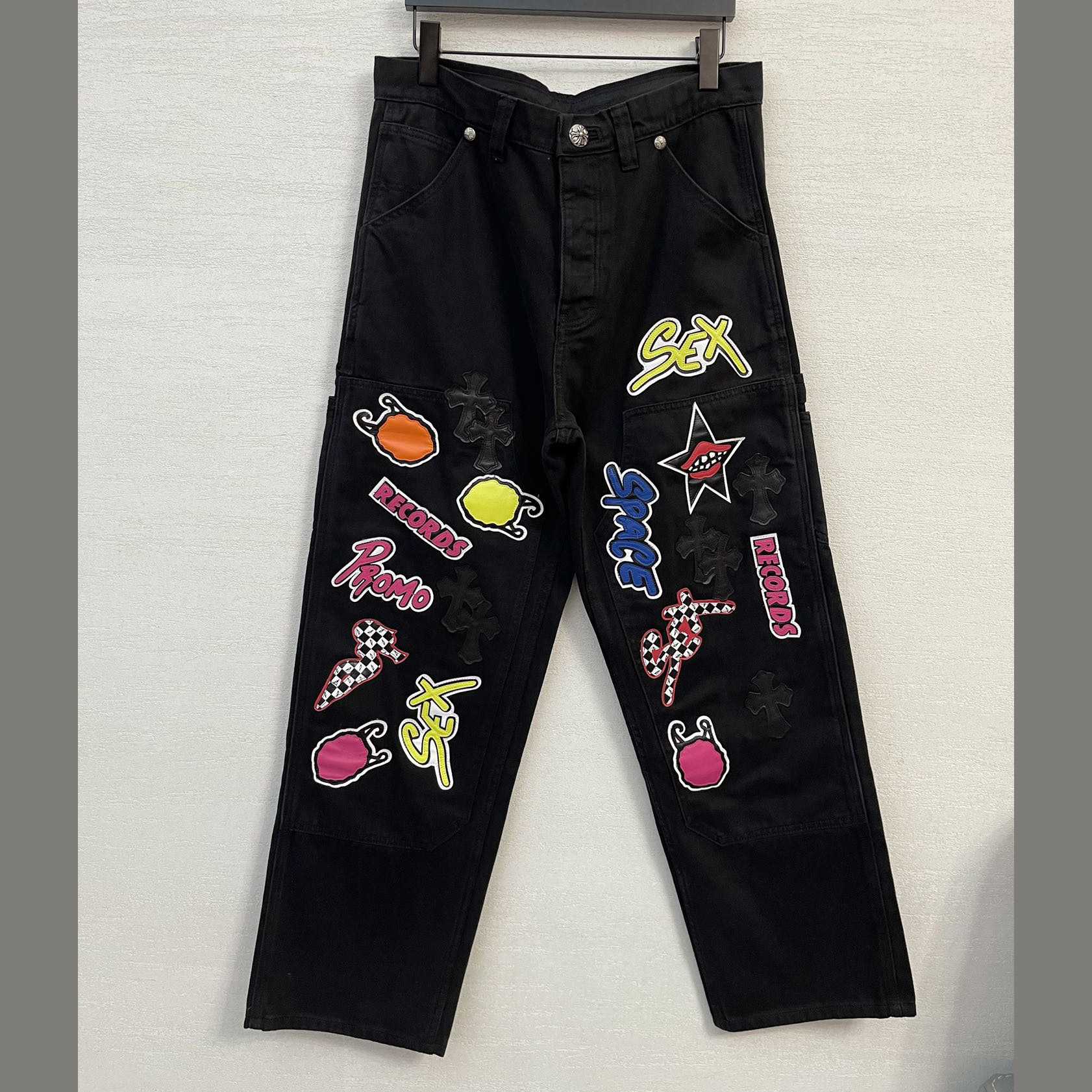 Chrome Hearts Matty Boy Sex Records Black Jean - DesignerGu