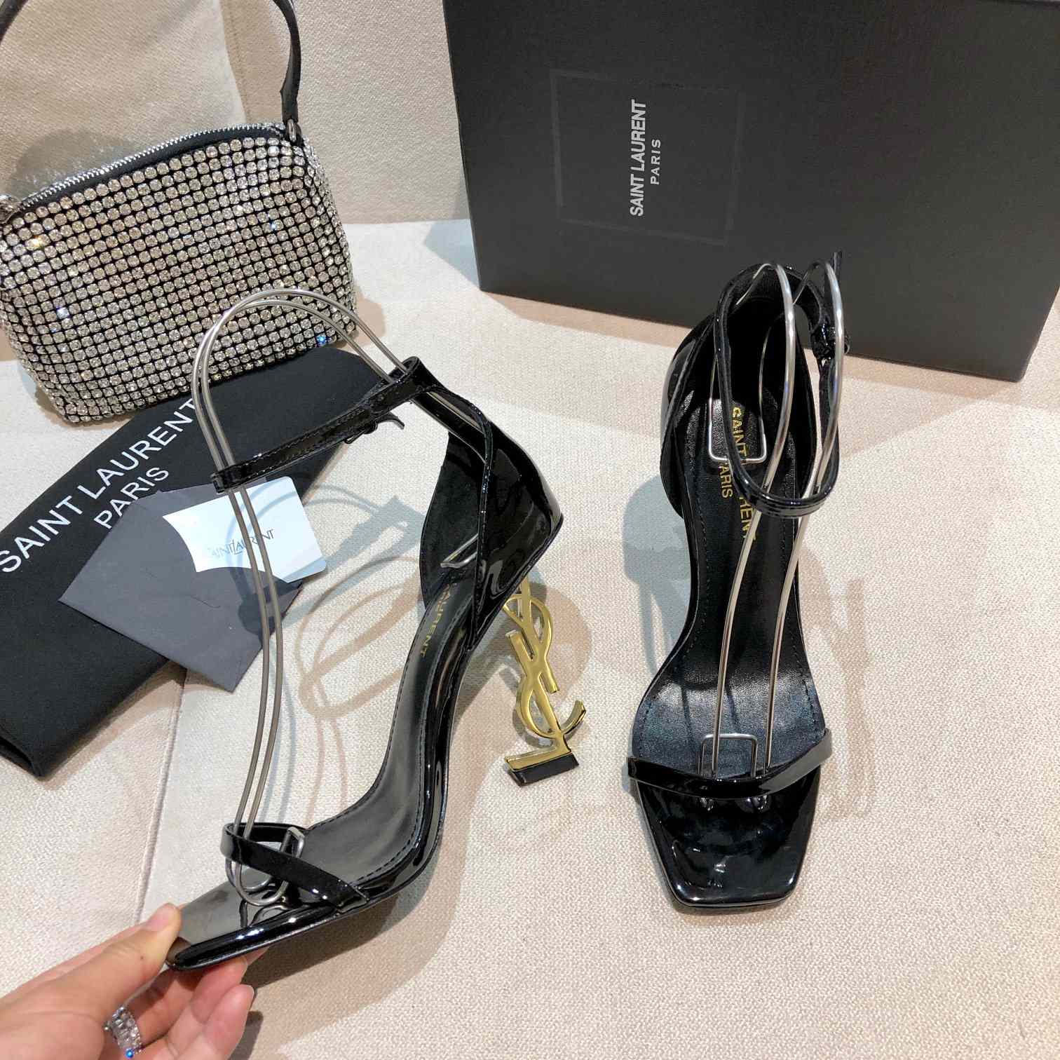 Saint Laurent 110mm Opyum Sandals - DesignerGu