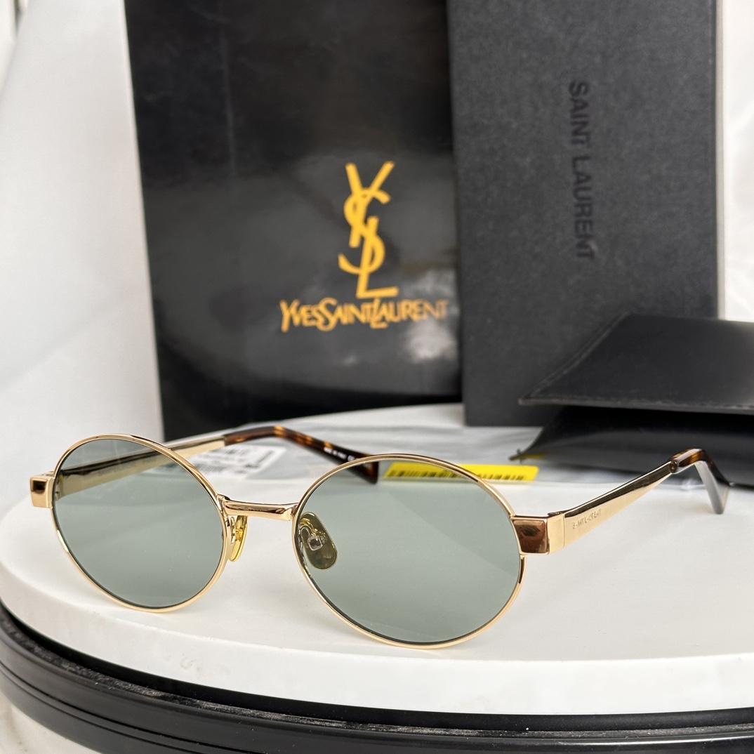Saint Laurent Eyewear SL 692 oval-frame Sunglasses    - DesignerGu