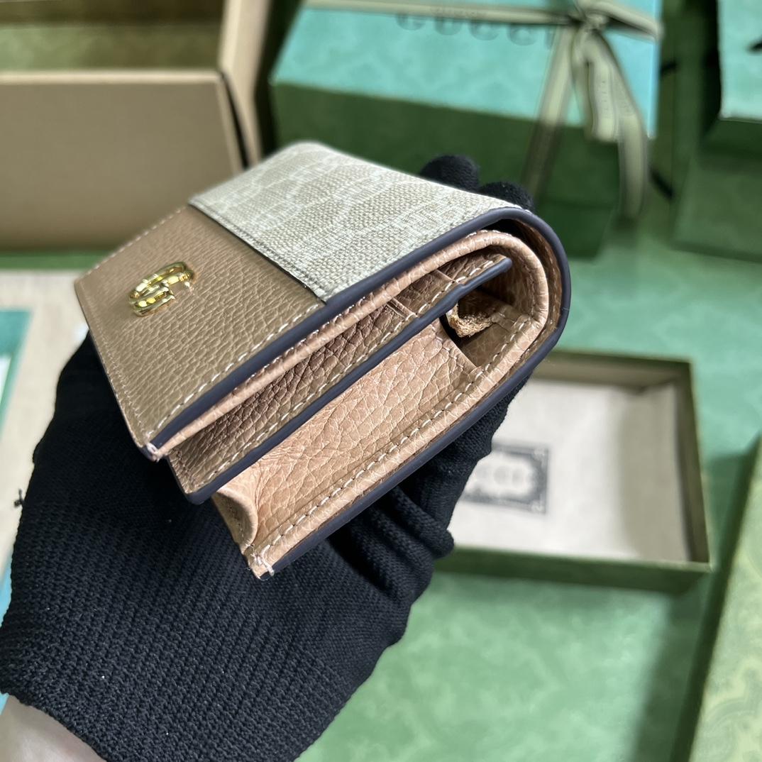 Gucci GG Marmont Card Case Wallet(11-9-3cm)    - DesignerGu