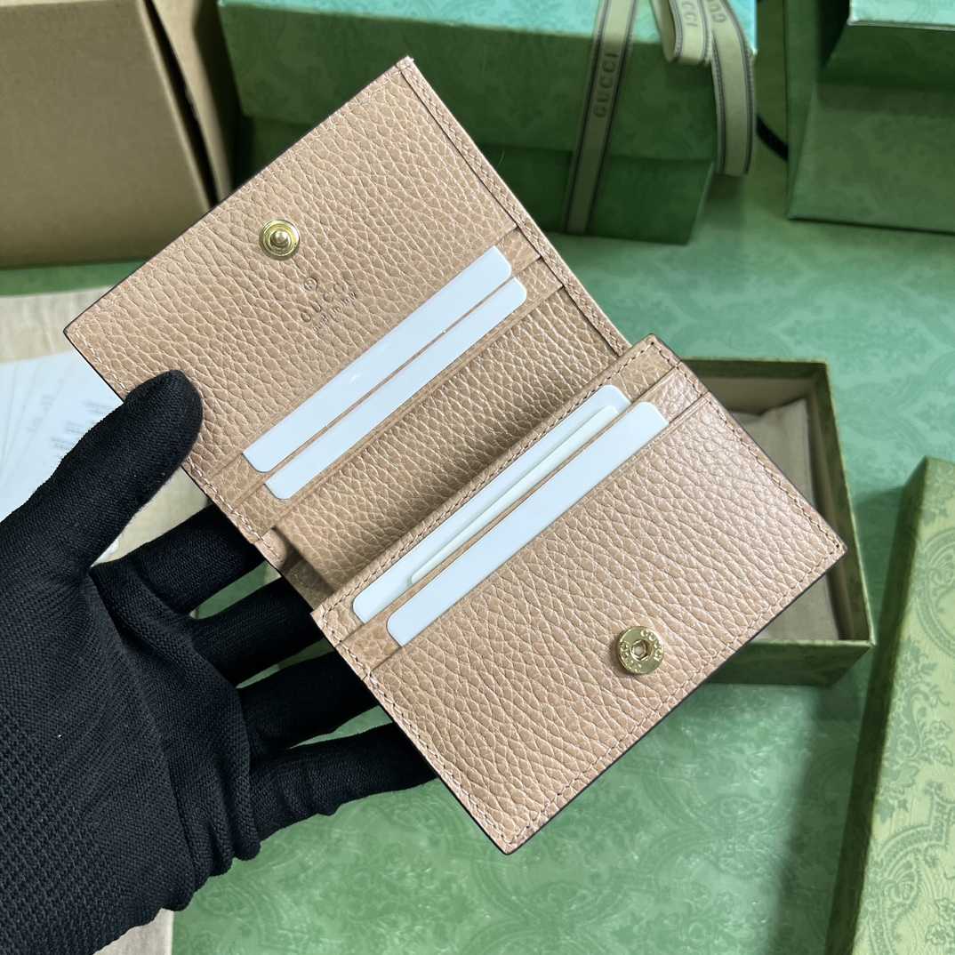 Gucci GG Marmont Card Case Wallet(11-9-3cm)    - DesignerGu