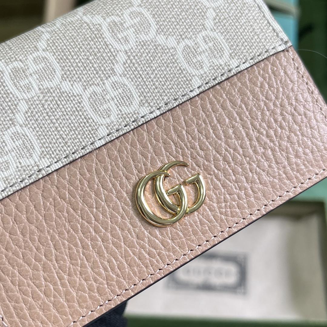 Gucci GG Marmont Card Case Wallet(11-9-3cm)    - DesignerGu