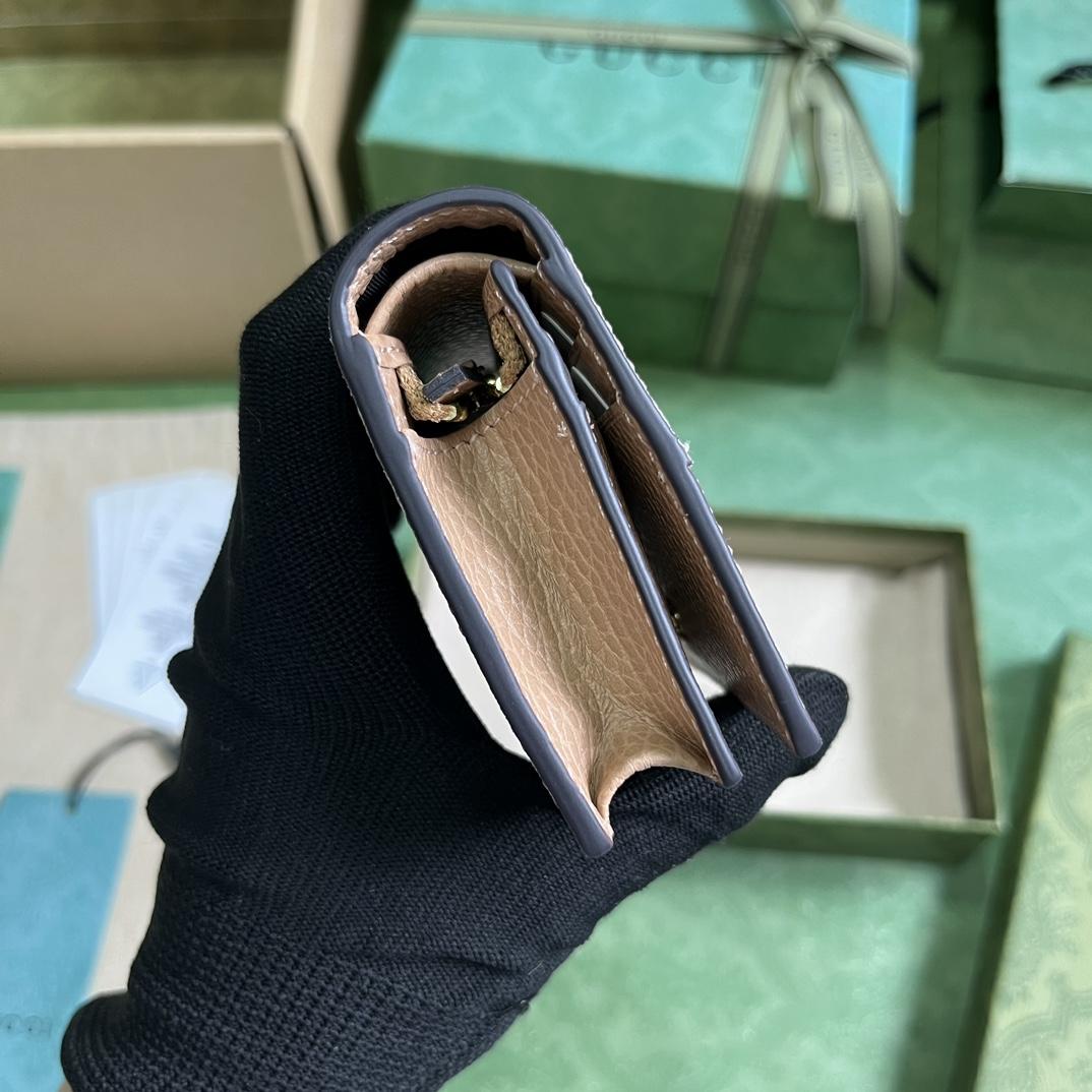 Gucci GG Marmont Card Case Wallet(11-9-3cm)    - DesignerGu