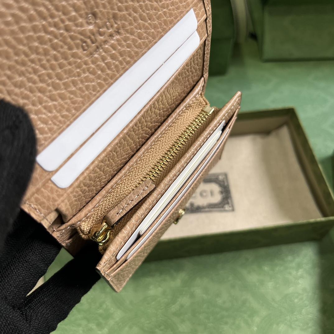 Gucci GG Marmont Card Case Wallet(11-9-3cm)    - DesignerGu