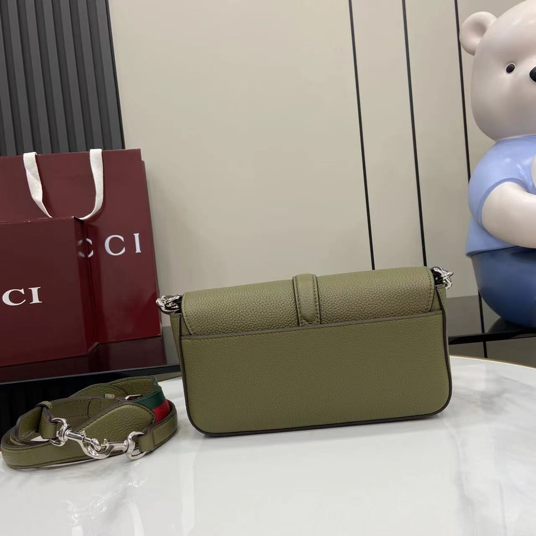 Gucci Small Crossbody Bag With Hook Closure - DesignerGu
