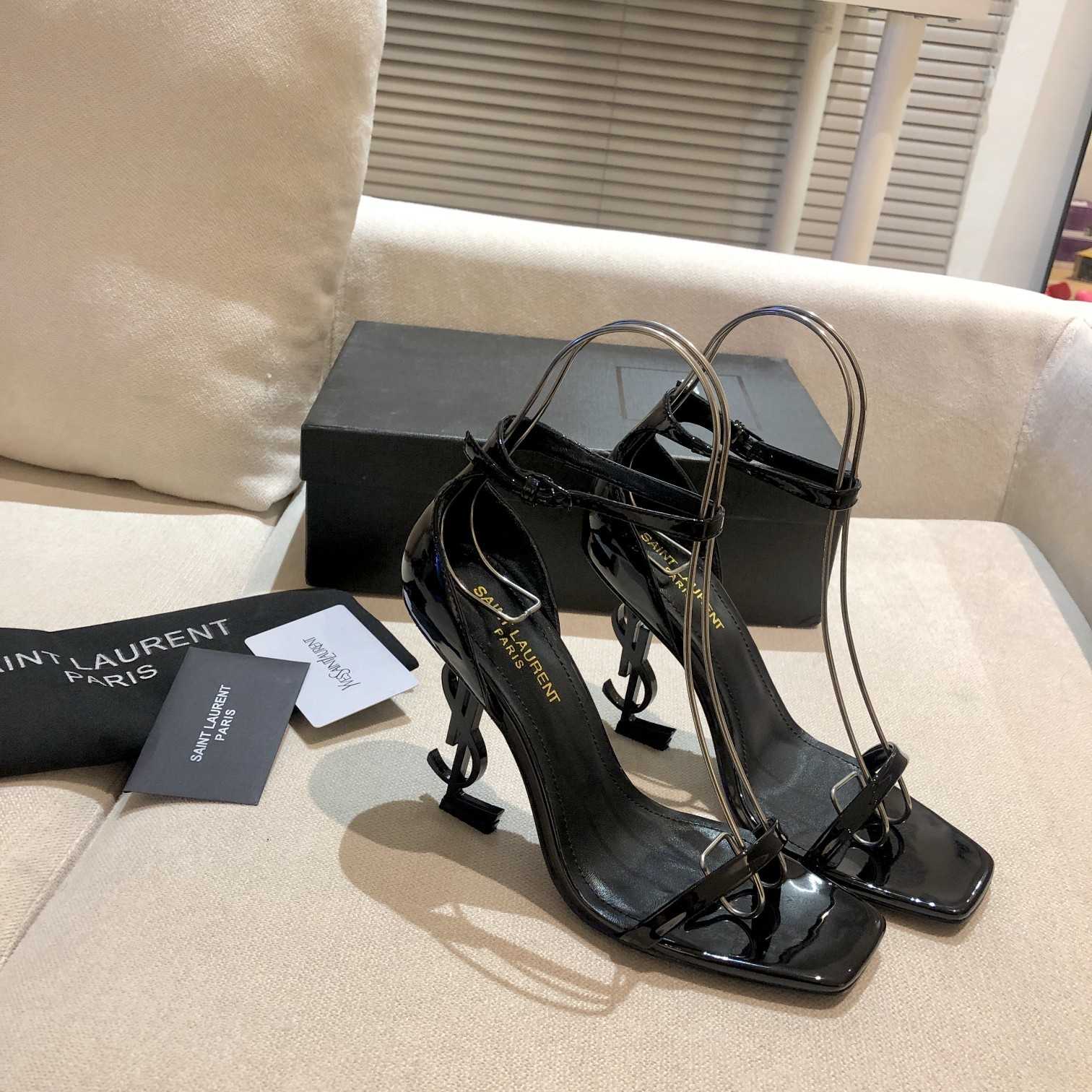 Saint Laurent 110mm Opyum Sandals - DesignerGu