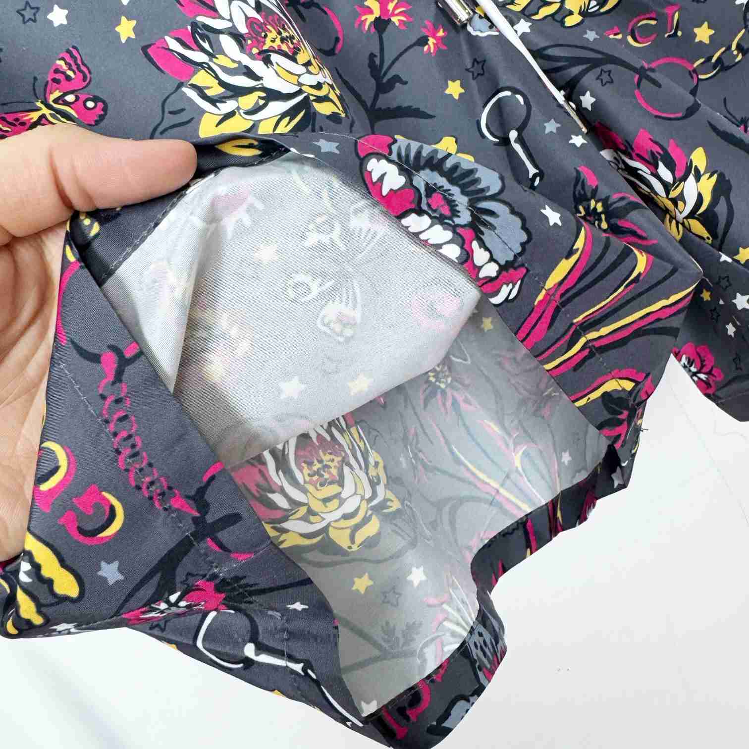 Gucci Punk Floral-print Cotton Short - DesignerGu