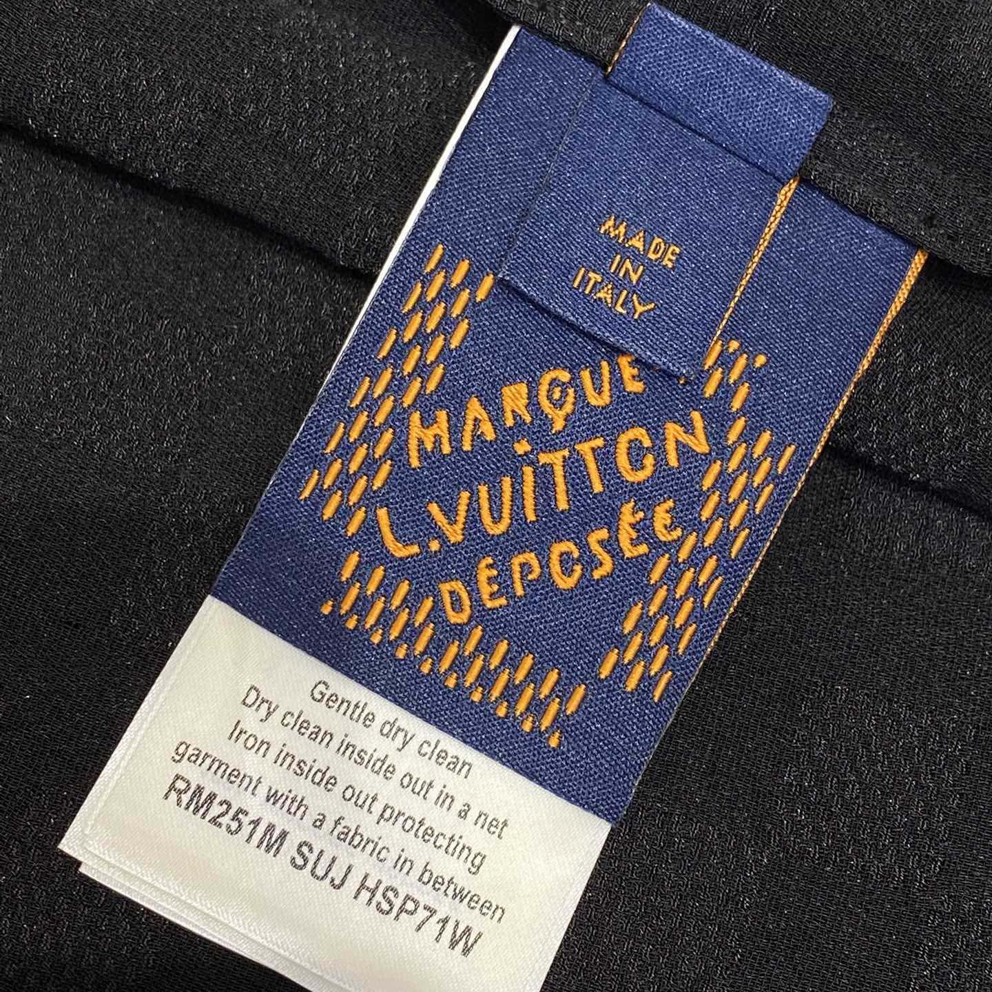 Louis Vuitton Graphic Jacquard Short-Sleeved Shirt  1AHCH7 - DesignerGu