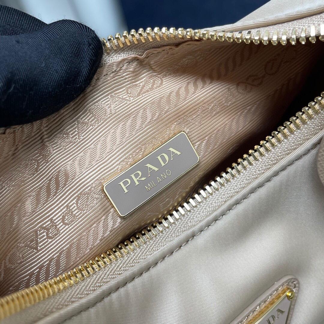 Prada Re-Edition 2005 Re-Nylon And Saffiano Leather Bag With Charm - DesignerGu