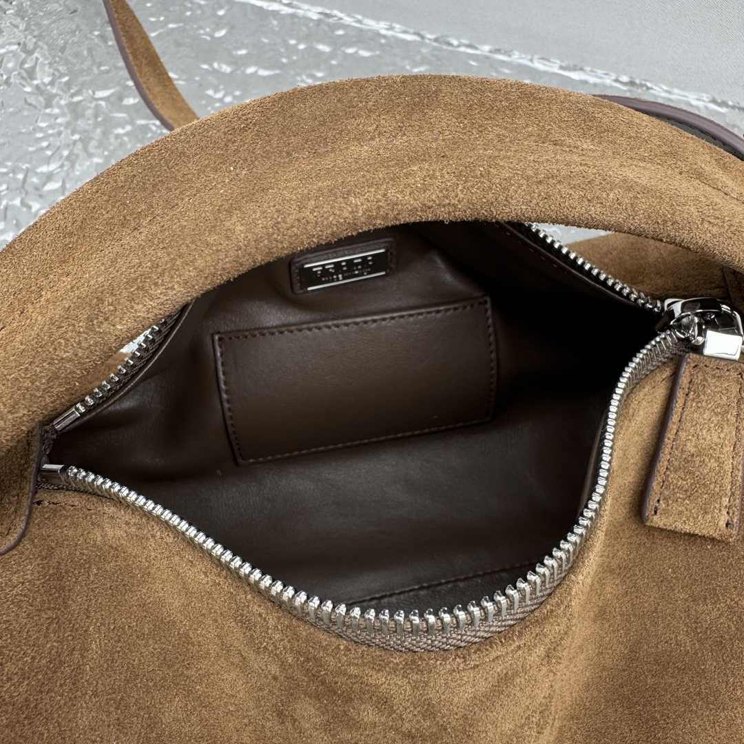 Prada Suede Shoulder Bag - DesignerGu