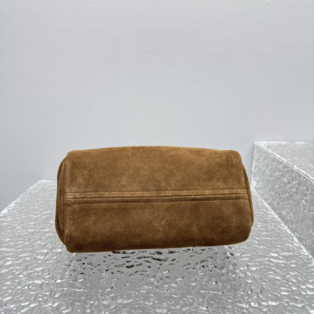 Prada Suede Shoulder Bag - DesignerGu