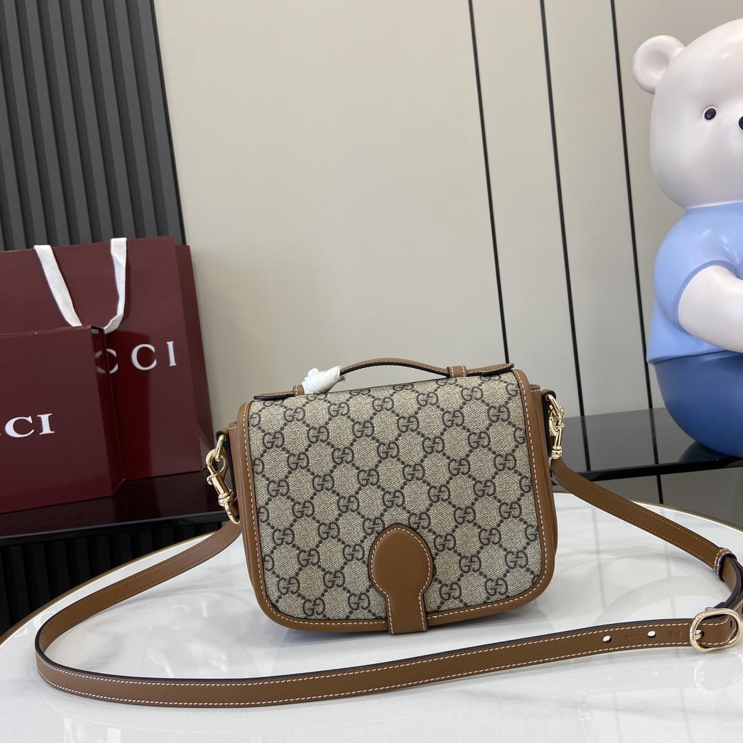 Gucci GG Emblem Mini Shoulder Bag  - DesignerGu