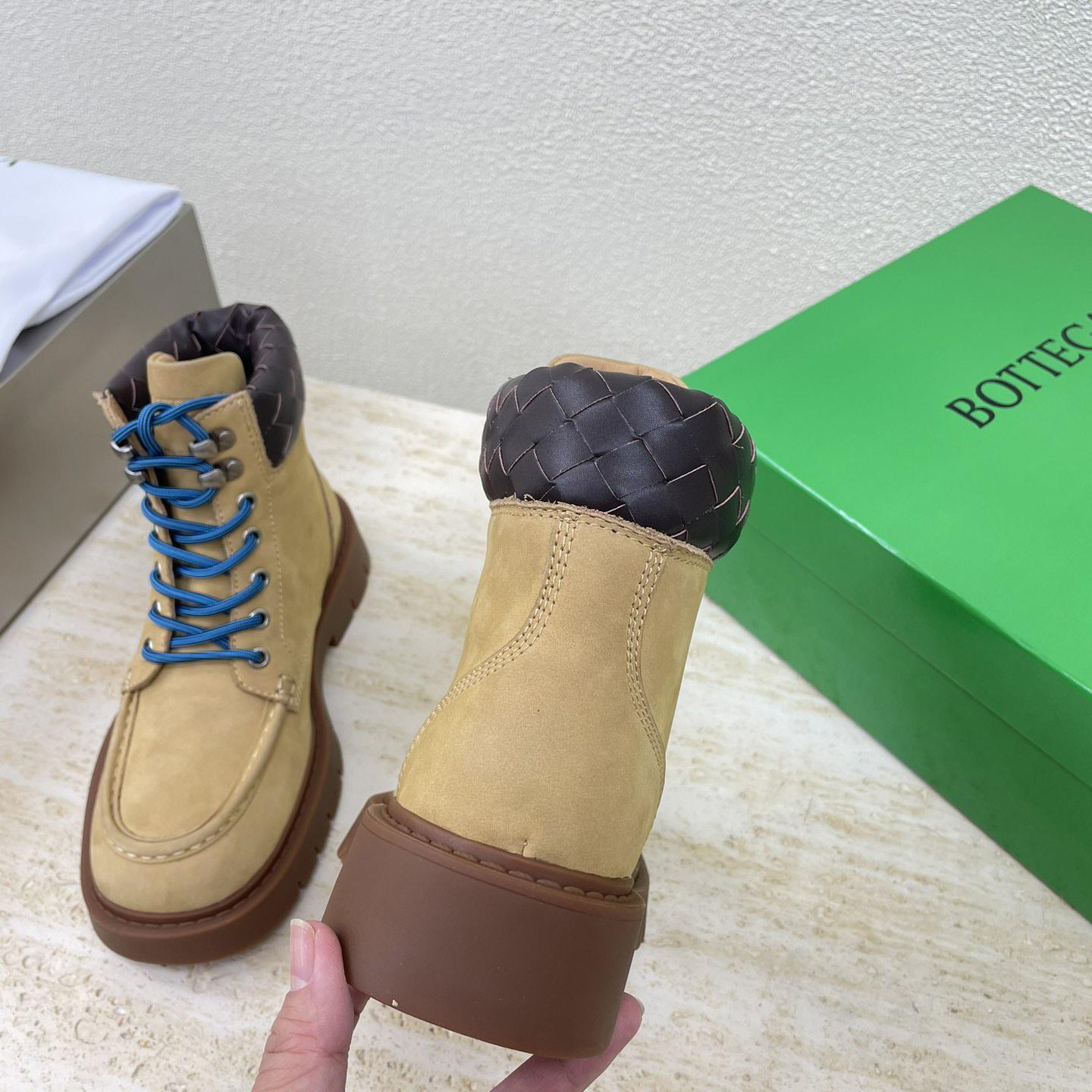 Bottega Veneta Haddock Lace-Up Ankle Boot - DesignerGu