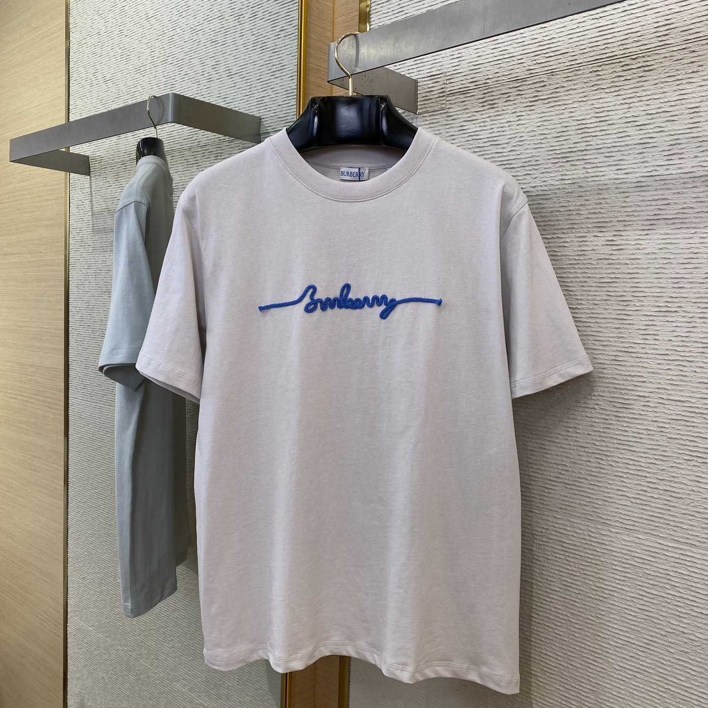 Burberry Knot Logo Cotton T-shirt   - DesignerGu