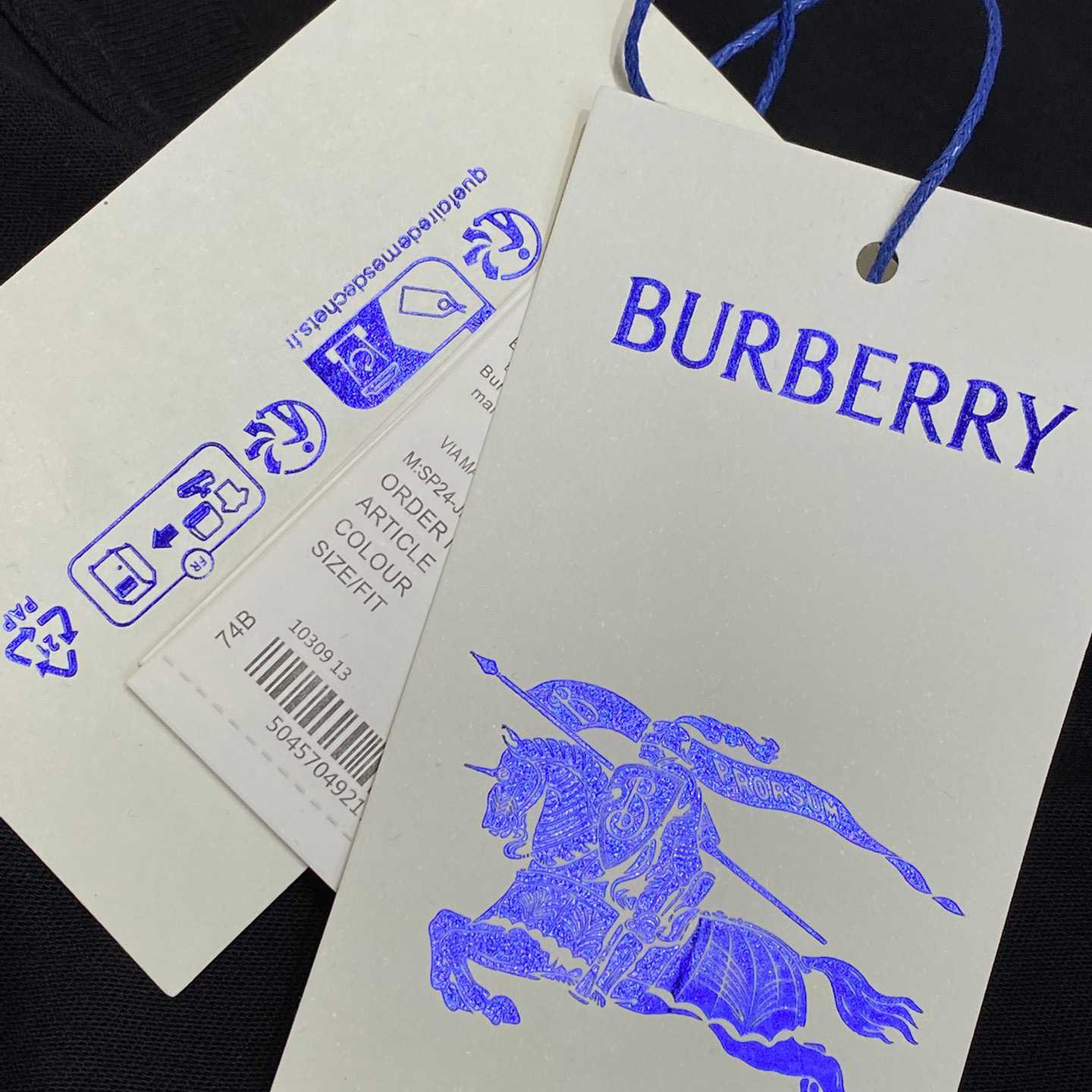 Burberry Knot Logo Cotton T-shirt   - DesignerGu