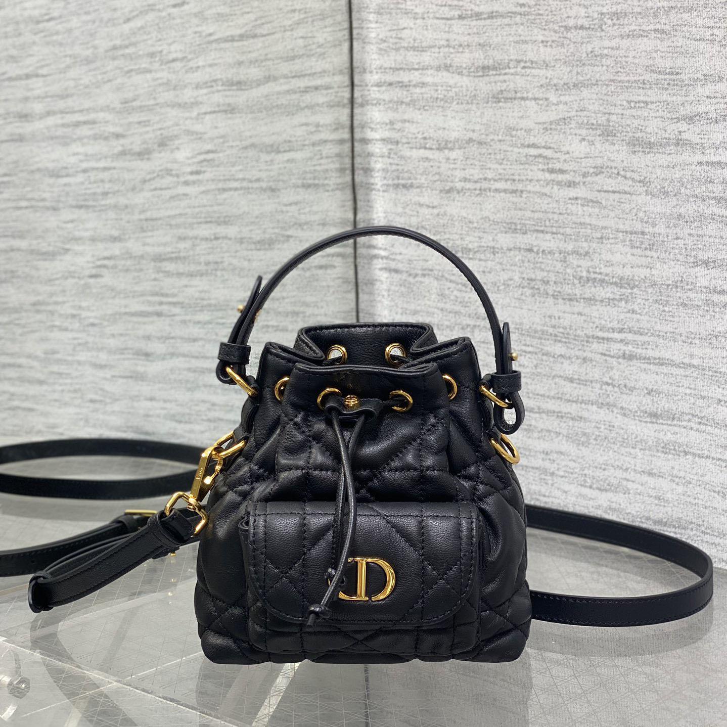 Dior Caro Nano Bucket Bag   - DesignerGu