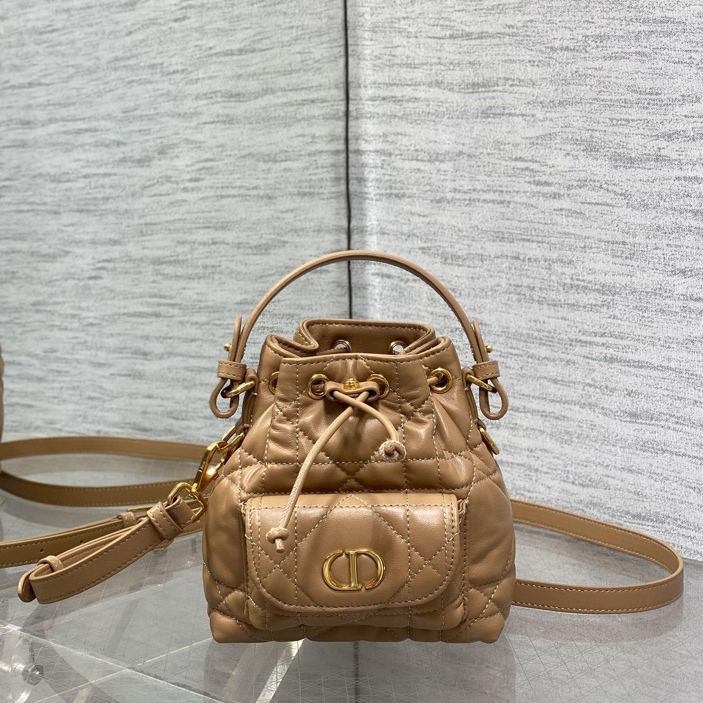 Dior Caro Nano Bucket Bag  - DesignerGu