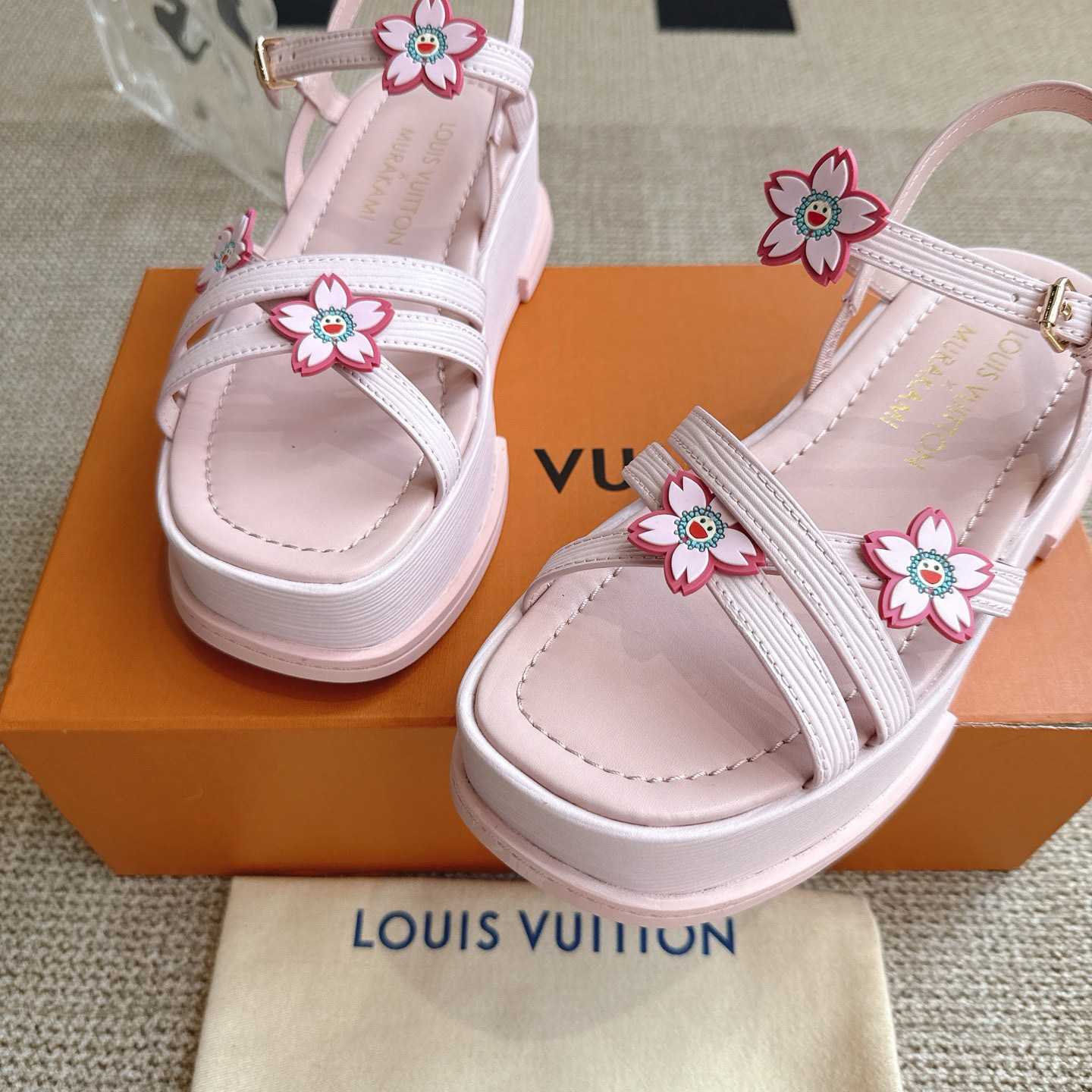 Louis Vuitton LV x TM Maya Platform Sandal  1AGWO2 - DesignerGu