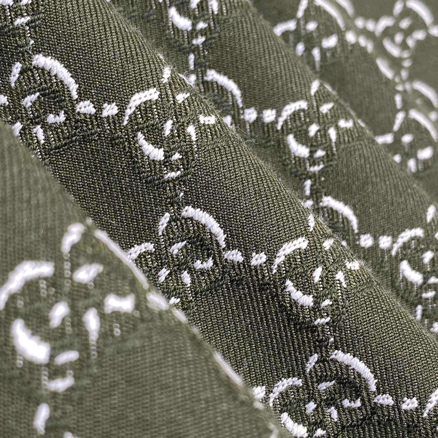 Gucci Cotton Jacquard Shorts With GG Shadow - DesignerGu