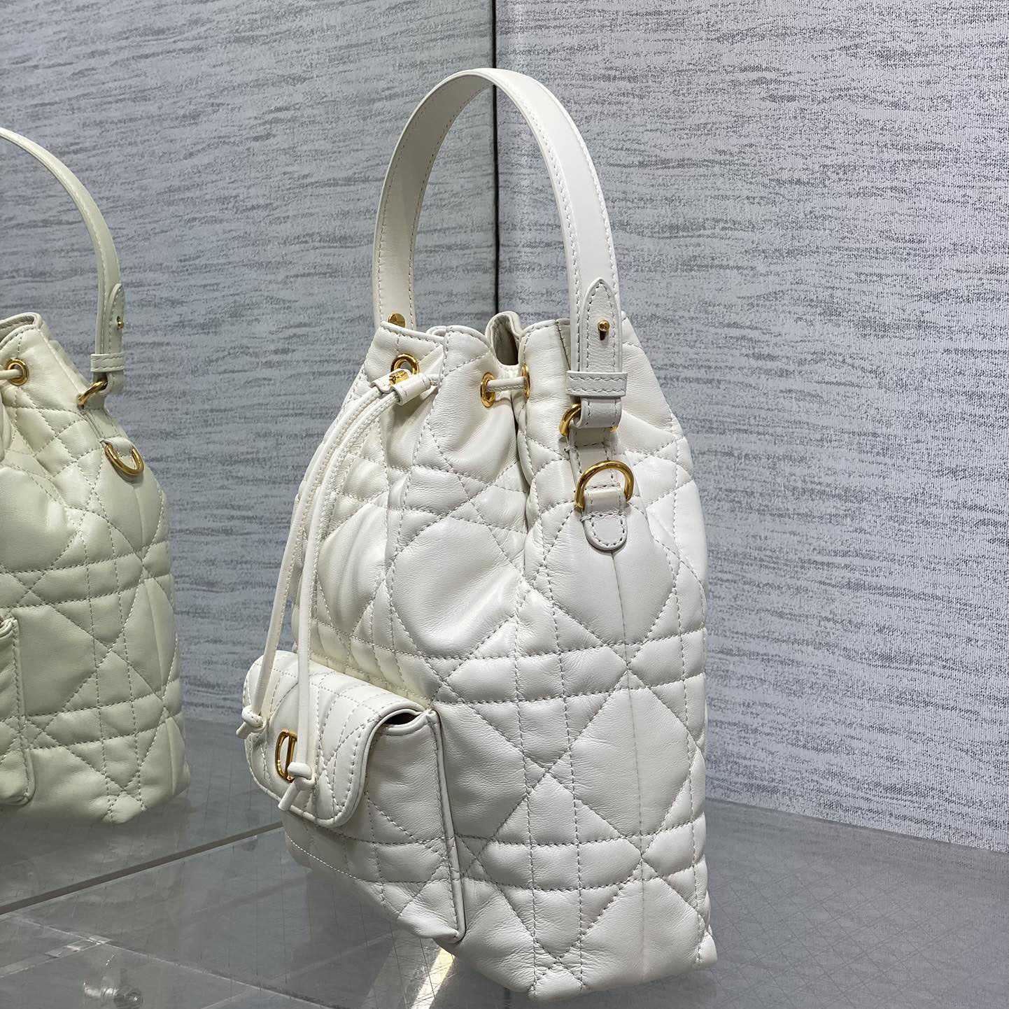 Dior Small Dior Caro Bucket Bag  - DesignerGu