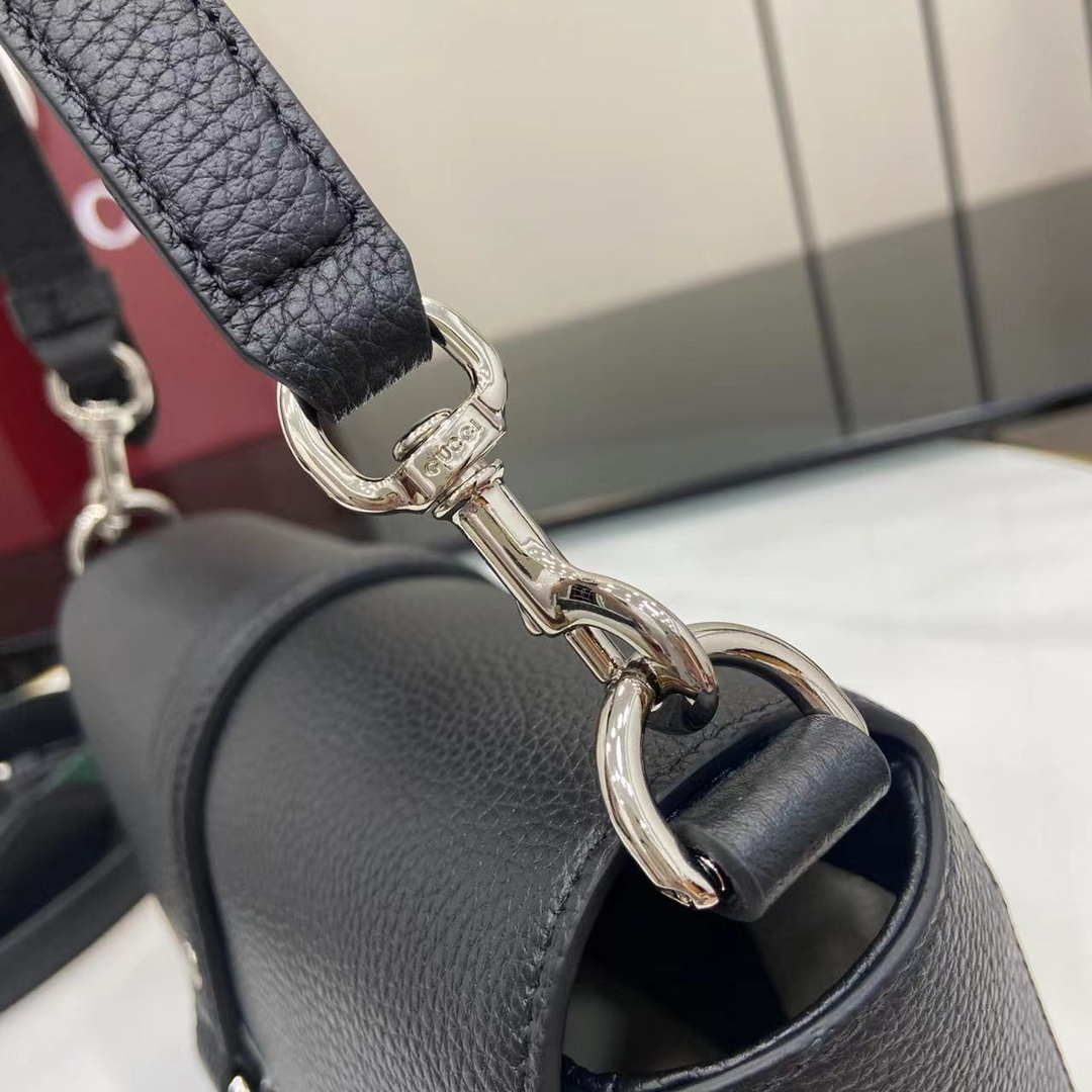 Gucci Small Crossbody Bag With Hook Closure - DesignerGu