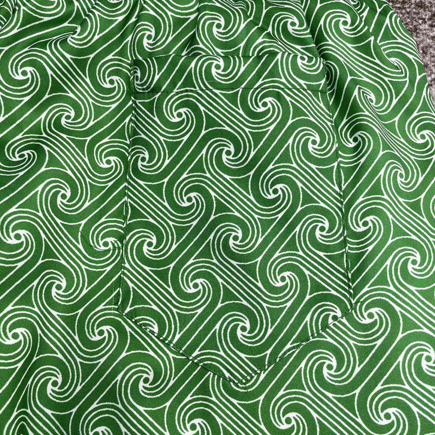 Casablanca Column Monogram Silk Shorts   CA3519 - DesignerGu