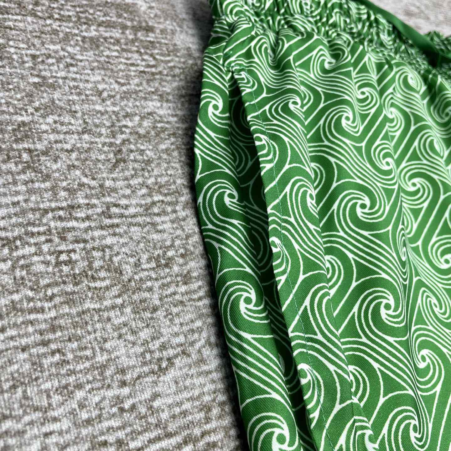 Casablanca Column Monogram Silk Shorts   CA3519 - DesignerGu